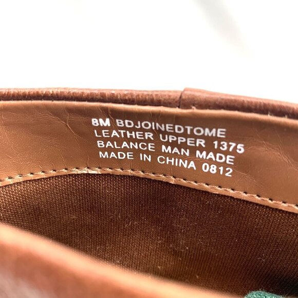 Bandolino Joined To Me Leather Ankle Booties Rear Zipper Western Heel Brown 8M - Picture 8 of 15